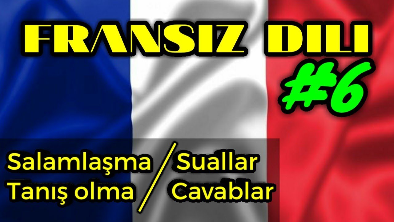 🇫🇷 Fransız dili dersi #6 | Salamlaşma Tanış olma | My Language Academy