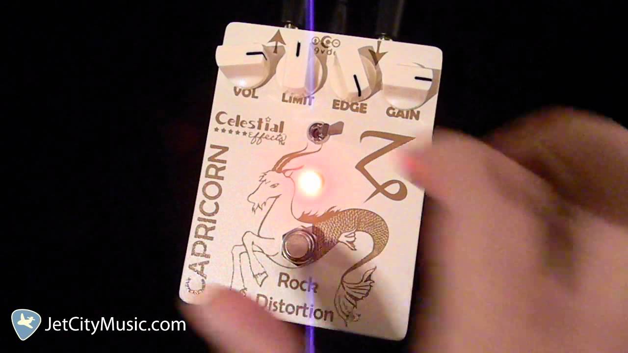 Celestial Effects Capricorn Boost/Overdrive/Distortion - YouTube