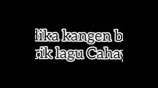 Andika kangen band lirik lagu cahaya