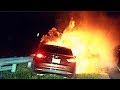 State Troopers Rescue Man From Burning Car