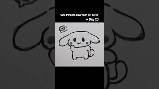Cute things to draw when get bored Day 20 #viral #drawing #artscraft #bored #randoms #easy #trending
