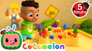 🌈Colorful Play Time Songs!🏰 | CoComelon - JJ's Animal Time | Moonbug Kids – Food & Family Cartoons