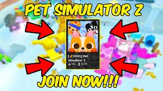 PET SIMULATOR Z DOG WORLD UPDATE (RIDEABLE TITANIC NIGHTMARE CAT)