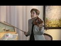 VIOLIN MASTERCLASS excerpt- BACH PARTITA NO. 1 ALLEMANDE  - MIRIAM FRIED