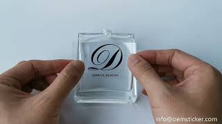 Metal Transfer Sticker For Perfume Bottles