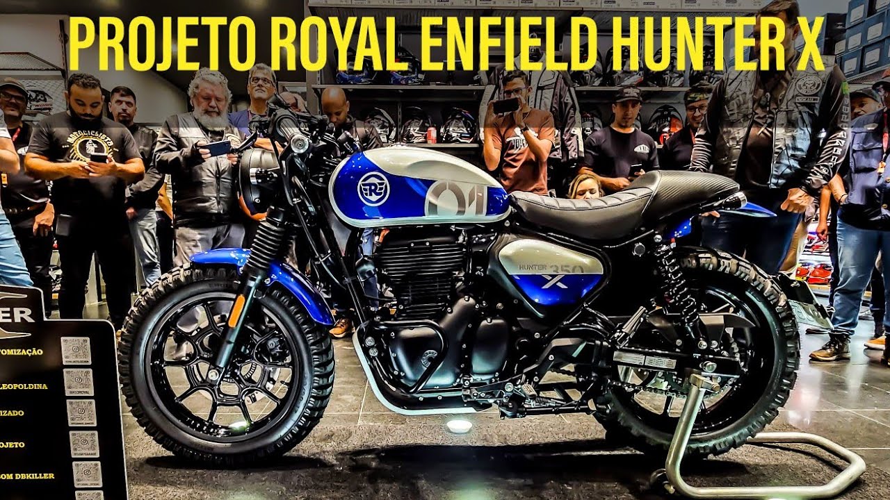 Projeto Royal Enfield Hunter X  - Todos os detalhes