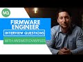 Firmware Engineer Interview Questions with Answer Examples