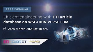 WSCAD Webinar: Efficient engineering with ETI article database (EN Language)