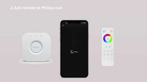ZigBee SB-H-RGBW-CCT Handheld Remote working with Philips Hue
