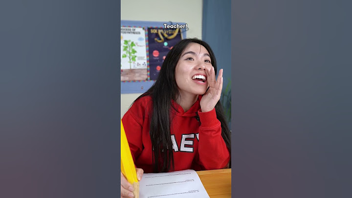 When you found Teacher's secret