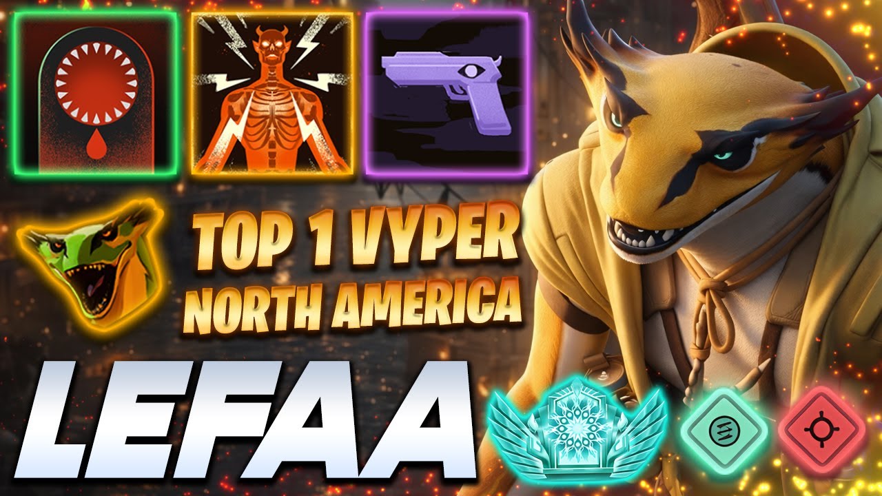 Lefaa TOP 1 Vyper of NA - Deadlock Pro Gameplay & Guides [Watch & Learn]