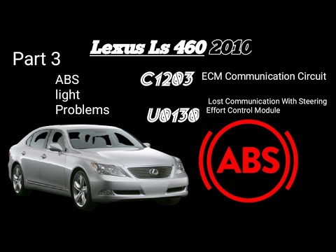 Lexus C1203 ECM Communication Circuit |U0130 |Lost Communication With Steering Effort Control Module