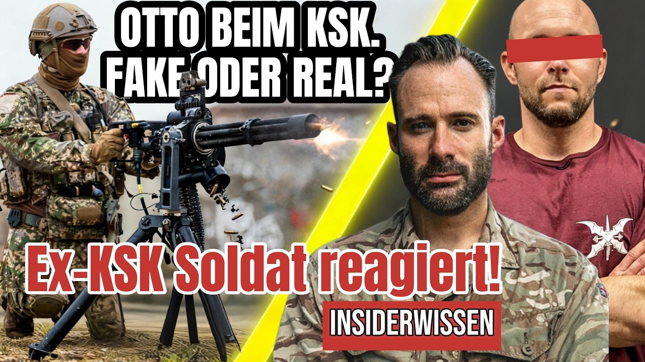Ex-KSK Dean reagiert ehrlich auf Otto beim KSK. So ehrlich spricht sonst keiner drüber!