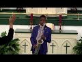 Avery Dixon on Saxophone  God Is Rev. James Cleveland  cover