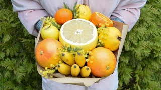 видео Букет из фруктов - свежий тренд во флористике!