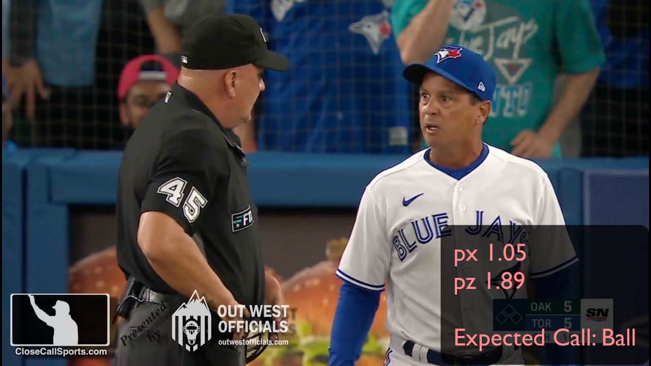 Ejection 009 – Charlie Montoyo Tossed As Toronto Complains About Strike Calls in 8th Inning vs A's