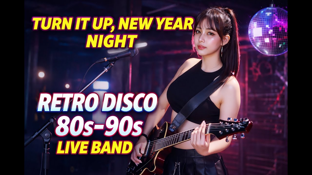 TURN IT UP, NEW YEAR NIGHT 🪩 | Retro Disco 80s–90s Club Mix (Live Band)