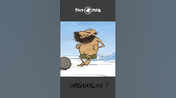 ORIGINALOS Fussball EM24 HD - how football was invented or...... short  #caveman #cartoon