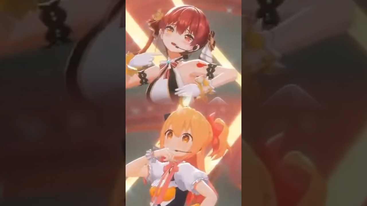 夢のコラボ！！P丸様。とマリン船長の美少女無罪♡パイレーツ【LIVE】#shorts