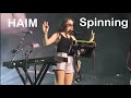 Spinning HAIM I Quit Tour Minneapolis MN September 14 2025 mp3