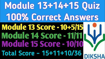 Module 13 14 15 Self Assessment (Quiz) Sets 100% Correct Answers Nishtha @allin1gn