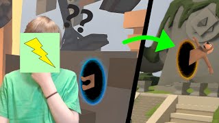 I CHEATED to ESCAPE the AZTECS in HUMAN FALL FLAT!!!!! (shhh)