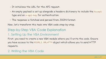 How to Make a VBA API Request with Authentication and Multiple Headers