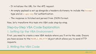 How to Make a VBA API Request with Authentication and Multiple Headers
