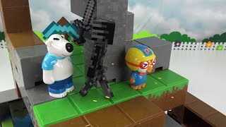 마인크래프트 위더 스켈레톤과 포비의 결투 ❤  뽀로로 장난감 애니 ❤ Pororo Toy Video | 토이컴 Toycom