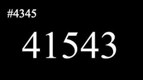 Count up 4301st to 4400th prime numbers! 1st channel.
