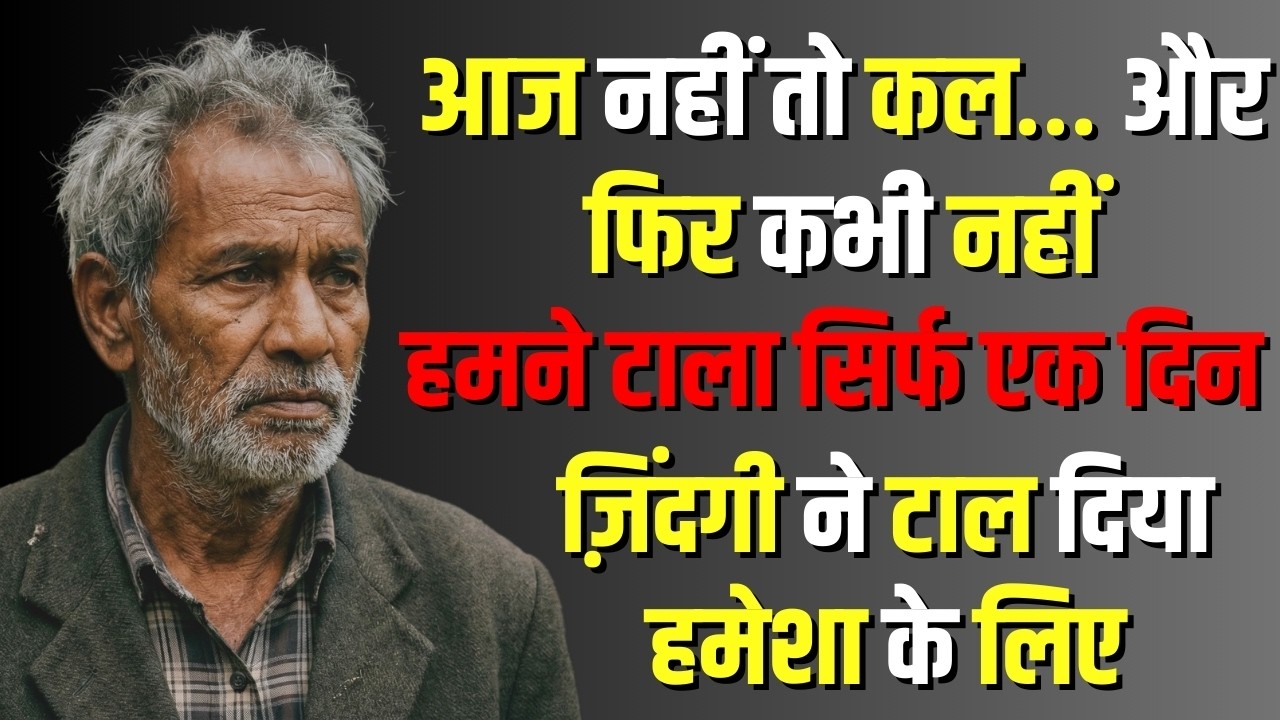 आज नहीं तो कल… और फिर कभी नहीं