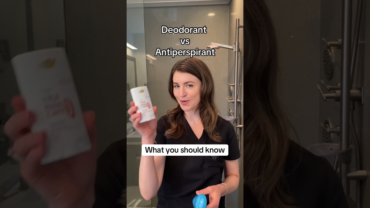 Dermatologist explains deodorant vs antiperspirant