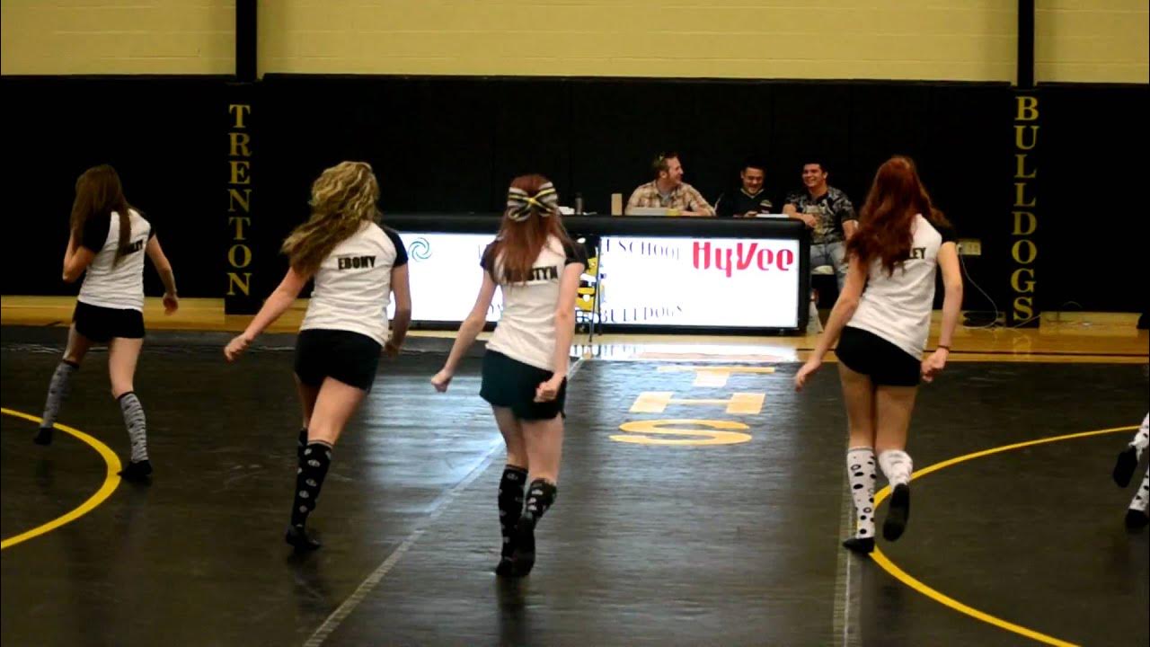 Poker Face Dance Performed by Wrestling Cheerleaders at Tourney 2010