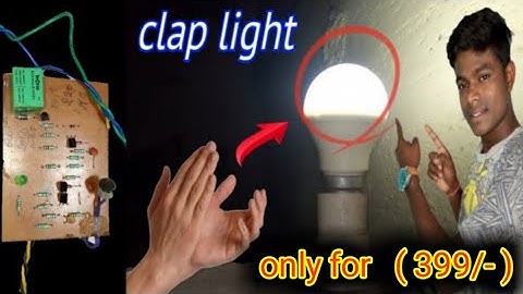 how to make a clap switch at home||control your light,fan just using clap||DIY