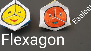 Origami Moving Flexagon Easy How To Make Flextangles Easy Paper Crafts Without Glue