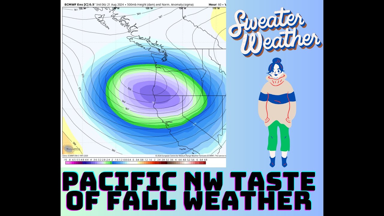 Pacific NW Weather: Major August Storm/Cool-Down Arriving - YouTube