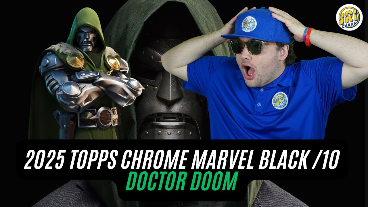 2025 Topps Chrome Marvel Doctor Doom BLACK X/10! - YouTube