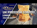 UK FREEDOM CONVOY  LONDON ON THE 7TH FEBRUARY 2022