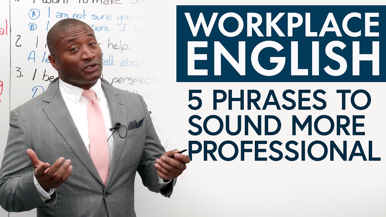 ⁣How to be more professional at work: 5 phrases to use