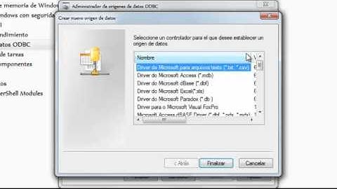 Configurar ODBC de MySQL en Windows 7