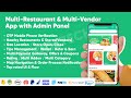 Deliveryking  multi restaurant multivendor food ordering grocery delivery app  ready made app