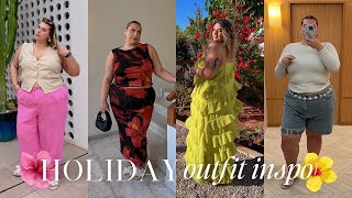 outfits I wore on holiday🌺🌊🥥 plus size fashion inspo