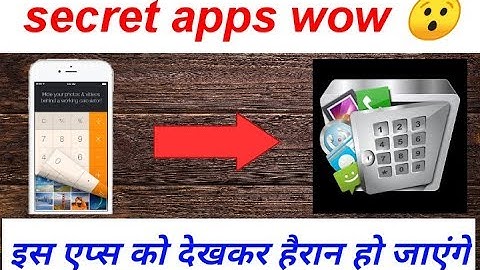 Secret apps || calculator se app lock || latest update 2018