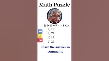 If you are a genius, solve this! Math Game Challenge!!! #shorts #shortvideo #mathgame