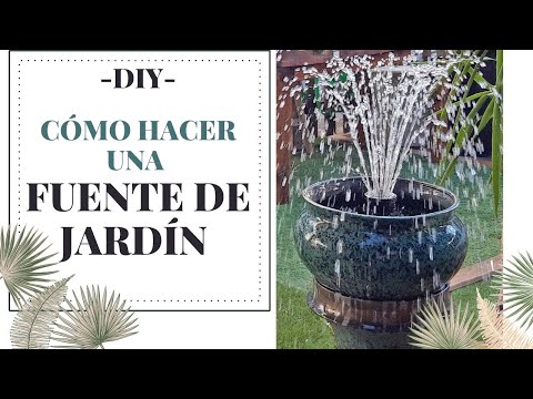 Video: Fuentes DIY: cómo hacer un jardín único