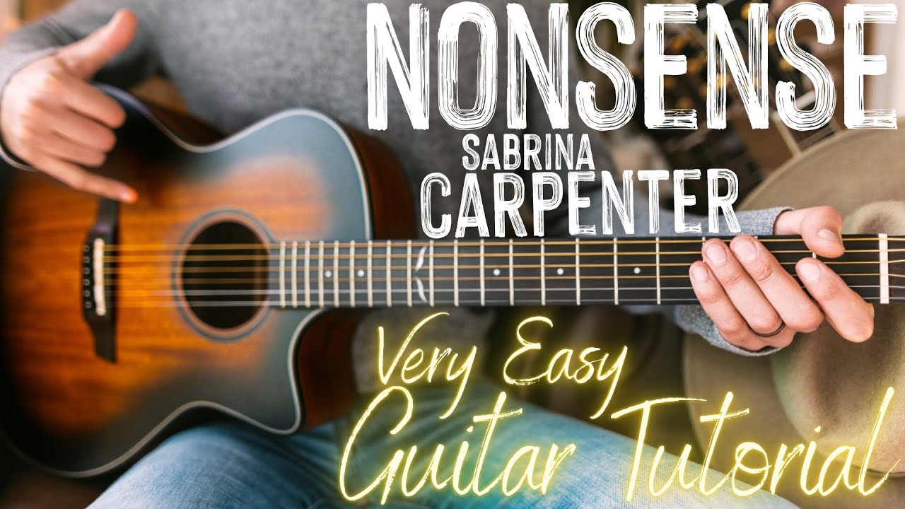 Sabrina Carpenter ギターピック Nonsense Sabrina Carpenter Guitar Tutorial // Nonsense Guitar