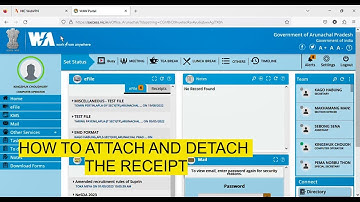 eOffice Tutorials - How to ATTACH and DETACH the receipts in eFile ver 7.3.4