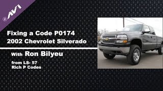 Fixing a Code P0174 on a 2002 Chevrolet Silverado with Ron Bilyeu