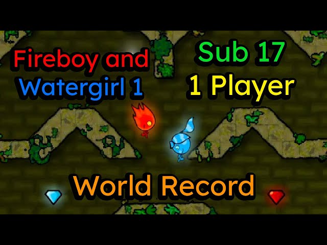 1 Player Fireboy and Watergirl Single Game
