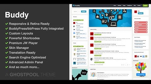 Buddy Multi purpose WordPress & BuddyPress Theme